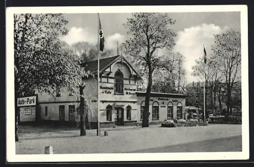 AK Hamburg-Wellingsbüttel, Cafe und Konditorei Restaurant Waldesruh, Inh. Max Beer, 