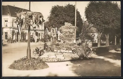Foto-AK Breisach, Gasthaus Stadt Freiburg, Inh. Phillip Albrecht, 