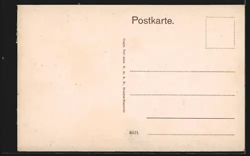 AK Pforzheim, Lindenstrasse am Stadtpark