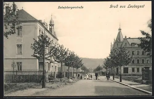 AK Dresden-Laubegast, Gabelsbergerstrasse