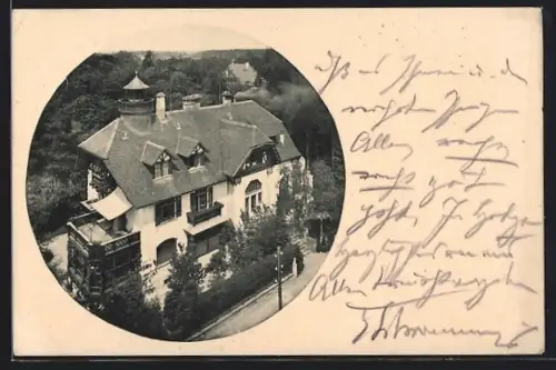 AK München, Gasthaus Prinz Ludwigshöhe in der Mendelssohnstrasse 5