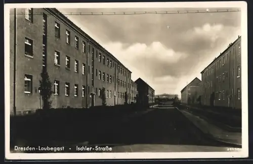 AK Dresden-Laubegast, Häuser an der Ischler-Strasse