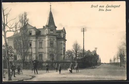 AK Dresden-Laubegast, Villa Sano