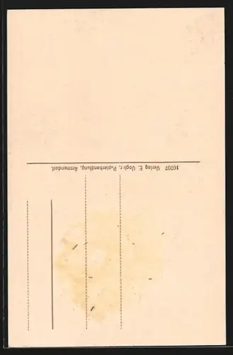 AK Ammendorf, Restaurant zur Warte in der Strassenansicht mit Gartenterrasse