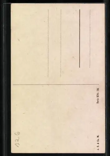 Künstler-AK Zwerge löschen entflammtes Herz, Brand nicht mehr bezwingbar! Ursache: Du!