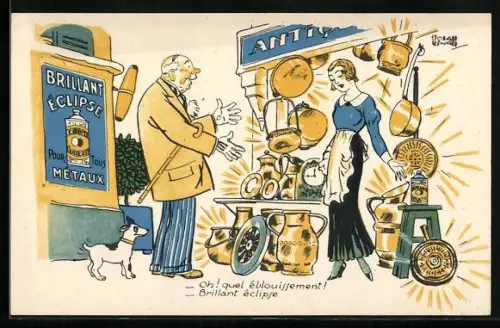 Künstler-AK Brillant Eclipse pour tous métaux