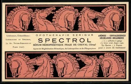 AK Paris, Opothérapie sérique Spectrol