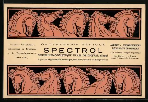 AK Paris, Opothérapie sérique Spectrol