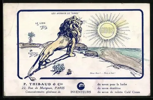 AK Paris, Les animaux de Gibbs, Le Lion