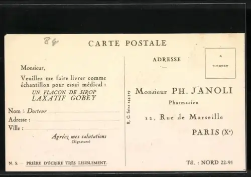 AK Pensez au Sirop laxatif gobey