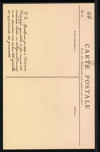 AK Potages Maggi Arome, Marchand de salade