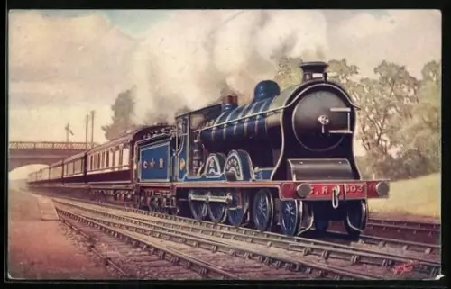 AK Englische Eisenbahn, Lokomotive Cardean No. 903 der CR Glasgow Express