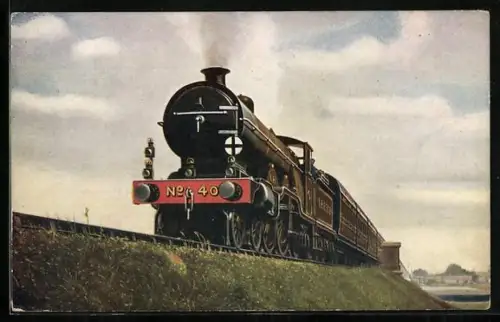 AK Englische Eisenbahn No. 40 Brighton Express, L. B. & S. C. R.