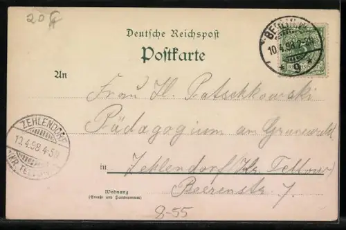 Lithographie Werbung der Schultheiss Brauerei, Actien Gesellschaft Berlin