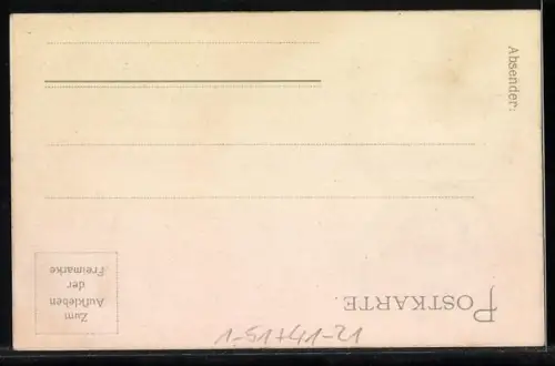 AK Deutscher Flottenverein, Kriegsschiff, Prinz Heinrich von Preussen