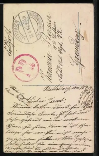 Foto-AK GG Co. Nr. 2887/3: Zwei Mädchen in sommerlichen Kleidern mit Blumen