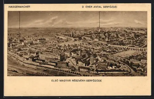 AK Budapest, Budafok, Haggenmacher, Dreher Antal Serfözde, Elsö Magyar részvény-serfözöde