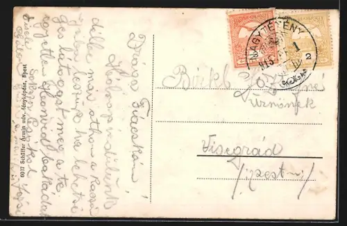 AK Budapest, Ferencz József honvéd gyalogsági laktanya Törzsépület