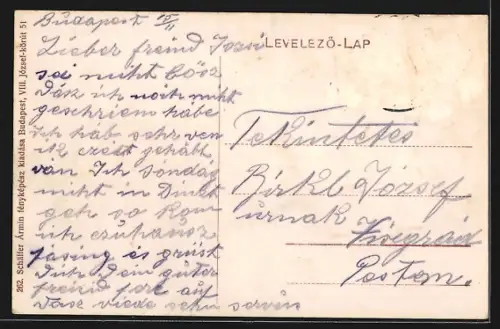 AK Budapest, Ferencz József m. kir. honvéd gyalogsági laktanyá, Homlokzat