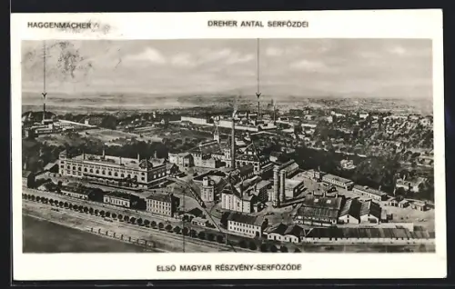 AK Budapest, Haggenmacher, Dreher Antal Serfözdei, Elsö Magyar részvény-serfözöde