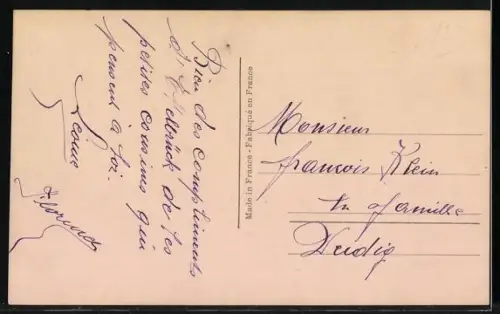 Foto-AK Leo, Paris Nr. 1484: Junger Herr und Dame mit einem weissen Pferd