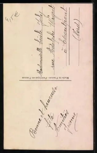 Foto-AK Leo, Paris Nr. 1703: En-Face Portrait einer jungen Frau