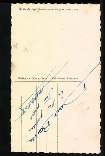 Foto-AK Leo, Paris Nr. 5795/1: Junger Herr am Fenster seiner Angebeteten