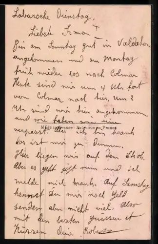 Foto-AK Leo, Paris Nr. 1312: Junger Mann liebkost junge Frau