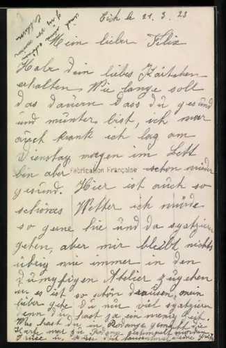 Foto-AK Leo, Paris Nr. 314: Junge Frau mit Pferd und Blumenkorb