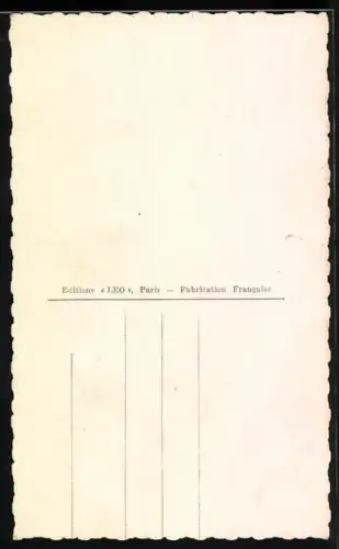 Foto-AK Leo, Paris Nr. 5749/3: Junger Mann in Zweisamkeit mit junger Frau