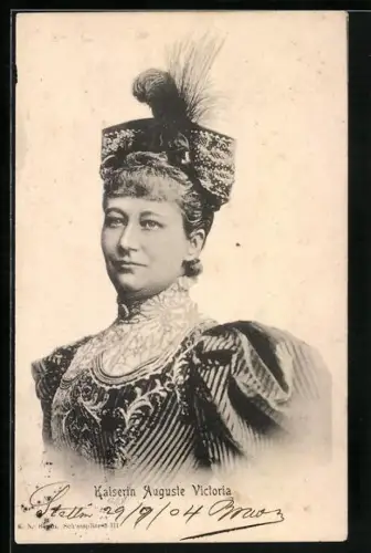 AK Portrait Kaiserin Auguste Victoria