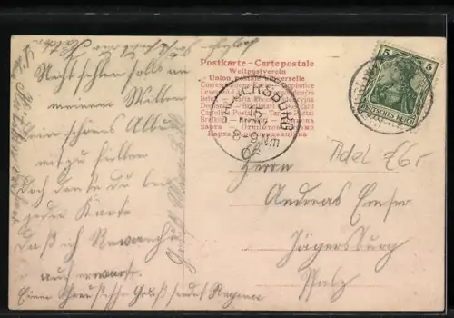 AK Kaiserin Auguste Victoria und Kaiser Wilhelm II. mit Pour le Merite