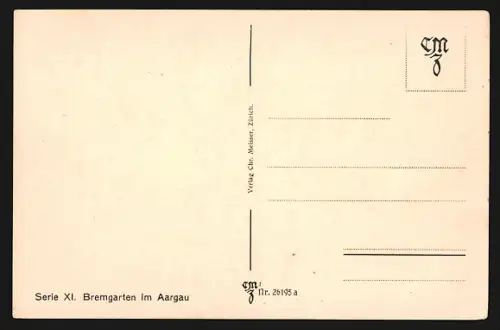 AK Bremgarten /AG, Kinder sitzen am Brunnen