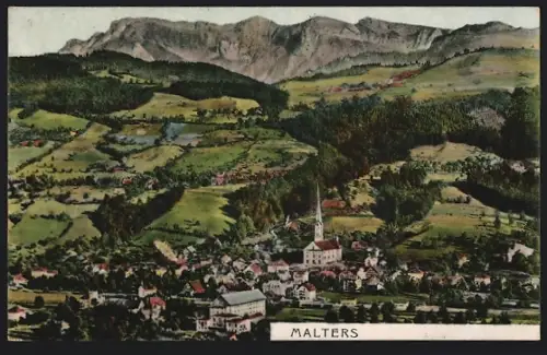AK Malters, Teilansicht mit Kirche