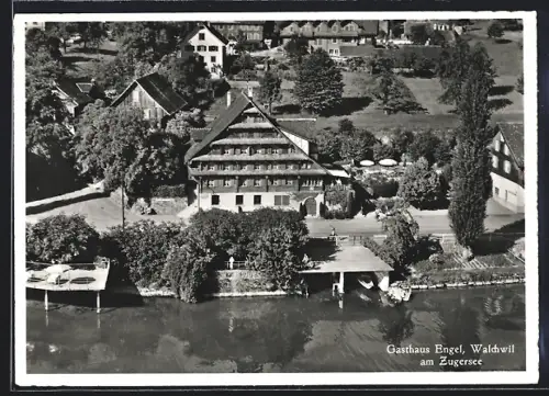 AK Walchwil am Zugersee, Gasthaus Engel Fam. Ehrler-Meier