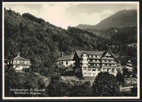 AK Walchwil a. Zugersee, Erholungsheim St. Elisabeth