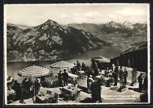 AK Klewenalp /Vierwaldstättersee, Bahnrestaurant Familie Murer