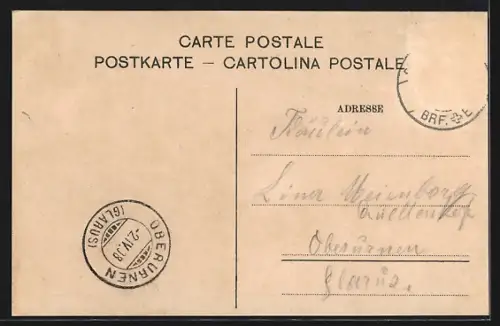 AK St. Gallen, Tellstrasse, Kirche