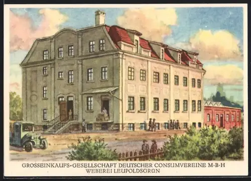 AK Leupoldsgrün, Grosseinkaufs-Gesellschaft Deutscher Consumvereine m. b. H., Weberei