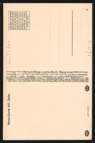 AK Zeitz, Umgebungskarte und Nachbarorte