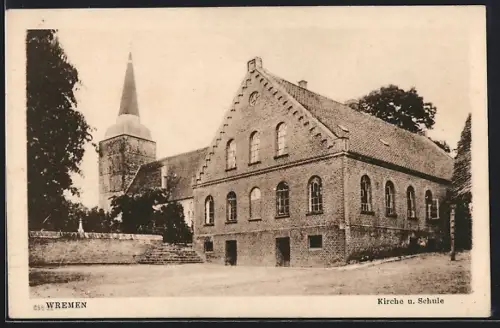 AK Wremen, Kirche und Schule
