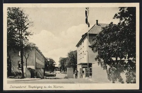 AK Delmenhorst, Haupteingang zu den Kasernen