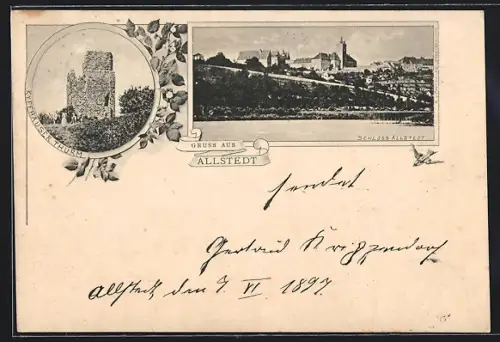 AK Allstedt, Schloss und Kyffhäuser Thurm