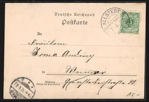 AK Allstedt, Schloss und Kyffhäuser Thurm