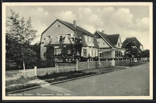AK Harzgerode / Harz, Hotel Haus Irene