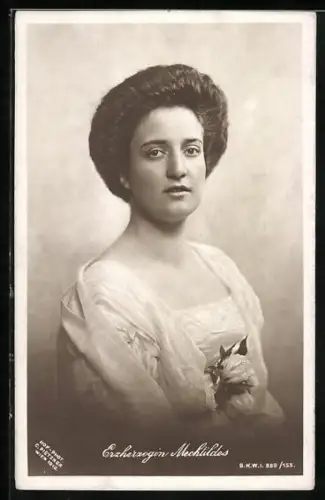 AK Erzherzogin Mechthildis, Burstportrait