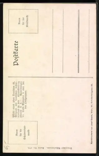 Künstler-AK Karl Friedrich Gsur, Deutscher Schulverein Nr. 372: Frau vor einem kleinen Bogen