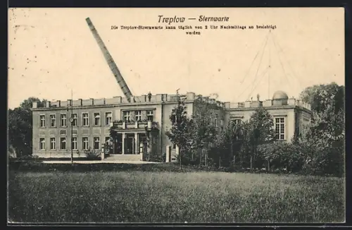 AK Berlin-Treptow, Sternwarte