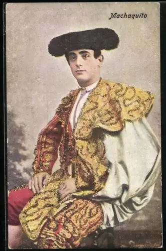 AK Portrait Stierkämpfer Machaquito