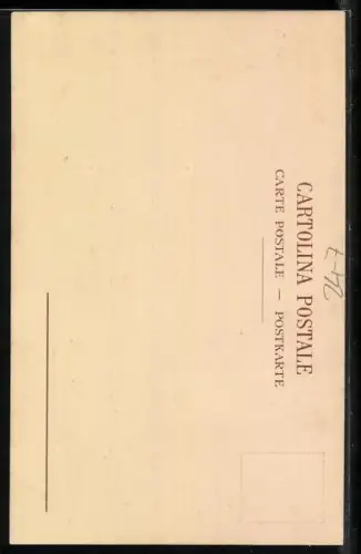 Lithographie Napoli, Vesuvio, Vulkan